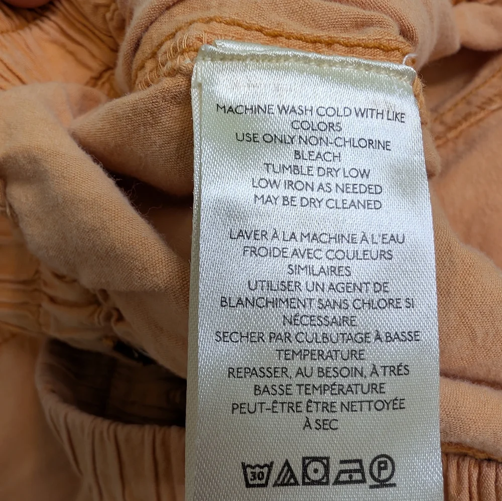 💘 Free People Get Free Poplin Pull On Shorts Size Medium - Picture 7 of 8